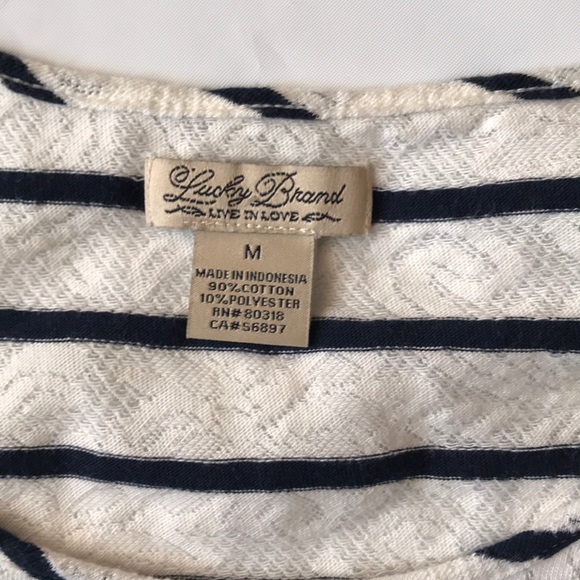 Lucky Brand Live in love striped - Picture 5 of 5